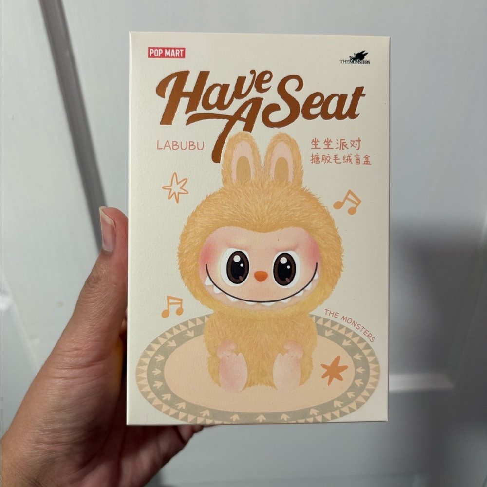 BNIB QuQu from the 'Have A Seat' V2 Labubu Collection